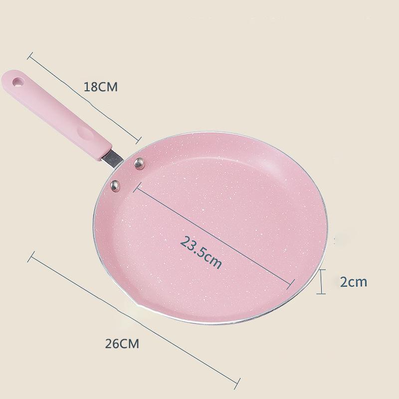 Non-stick Flat Pan Pancake Steak Frying Pan Breakfast Pancake Pan with Special Omelette for Melaleuca Cake Crust