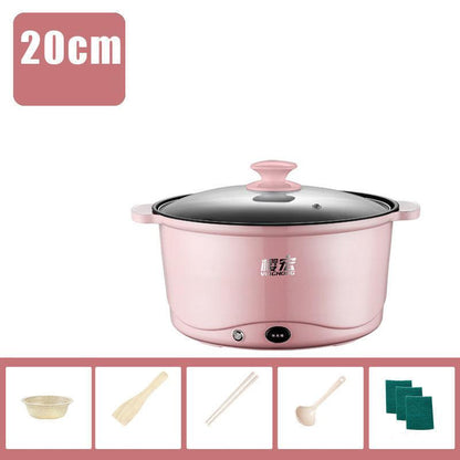 900W Mini Electric Boiler Multi-function Electric Heat Pot Non-stick Cookware Wok Kitchen Supplies