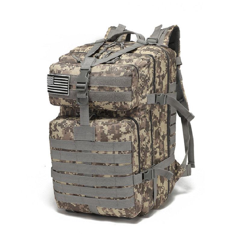 Outdoor Mountaineering Backpack Camouflage Tactical Mesh Bag Riding Backpack Hiking Equipment Camping Waterproof Backpack Men