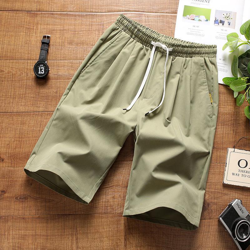 Men's Summer Beach Pants Thin Section Breathable Five-point Pants Men's Quick-drying Shorts Fashion Trend Casual Pants