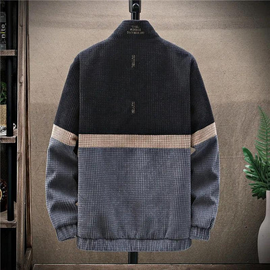 Corduroy Men's Jacket Autumn and Winter Trend Loose and Handsome All-match Coat