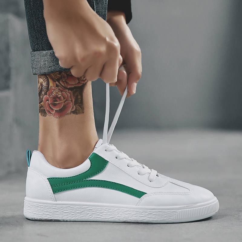 Stylish men's lace-up sneakers casual sneakers flat canvas shoes fashion casual running sneakers