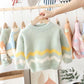 Children's Sweater Autumn and Winter Sweater Round Neck Long-sleeved Sweater Baby Baby Jacket