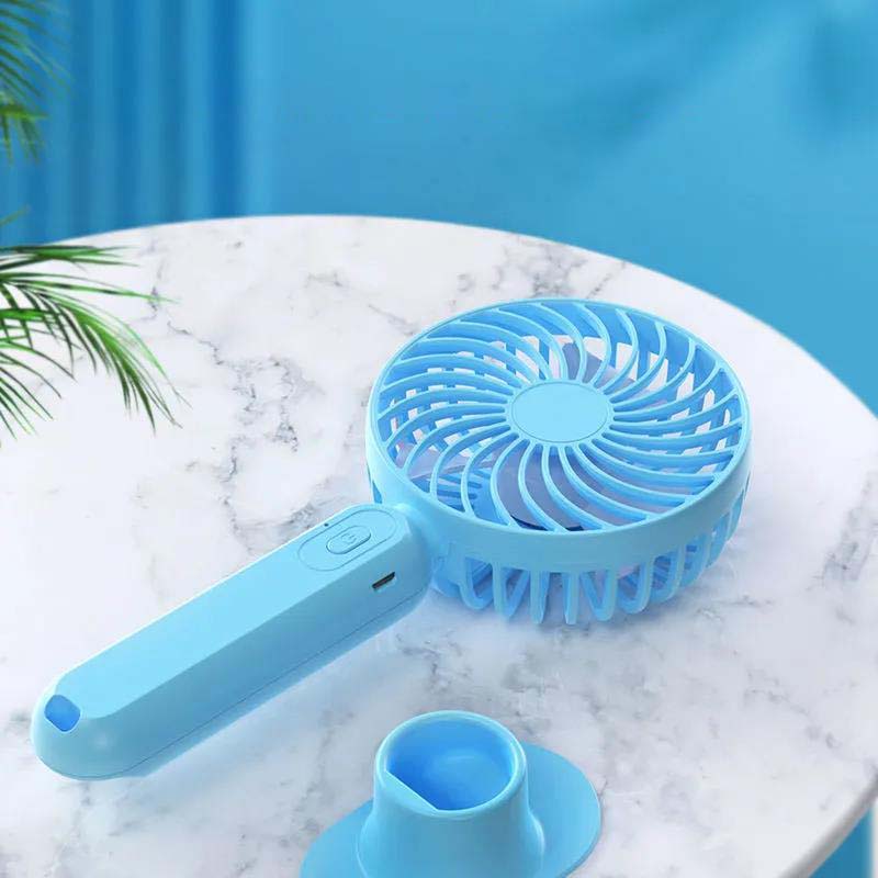 Usb Small Electric Fan Mini Fan Hand-Held Hanging Neck Portable Desktop Charging Fan