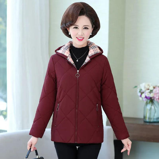 Winter Down Jacket Korean Style Loose Short Cotton Jacket Lightweight Hooded Women's Down Jacket