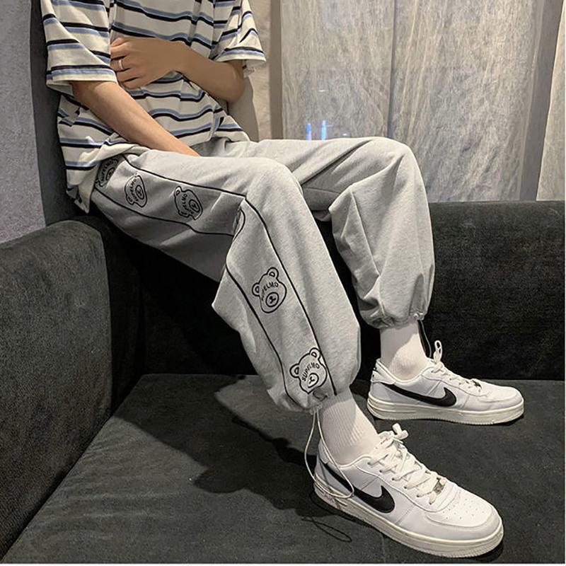 Pink Sweatpants Women's Spring Summer Korean Straight Loose Design Niche Show Thin Versatile Pants