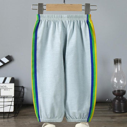 Summer Anti Mosquito Pants Children's Boys' and Girls' Pants Thin Baby Sports Pants Lantern Pants