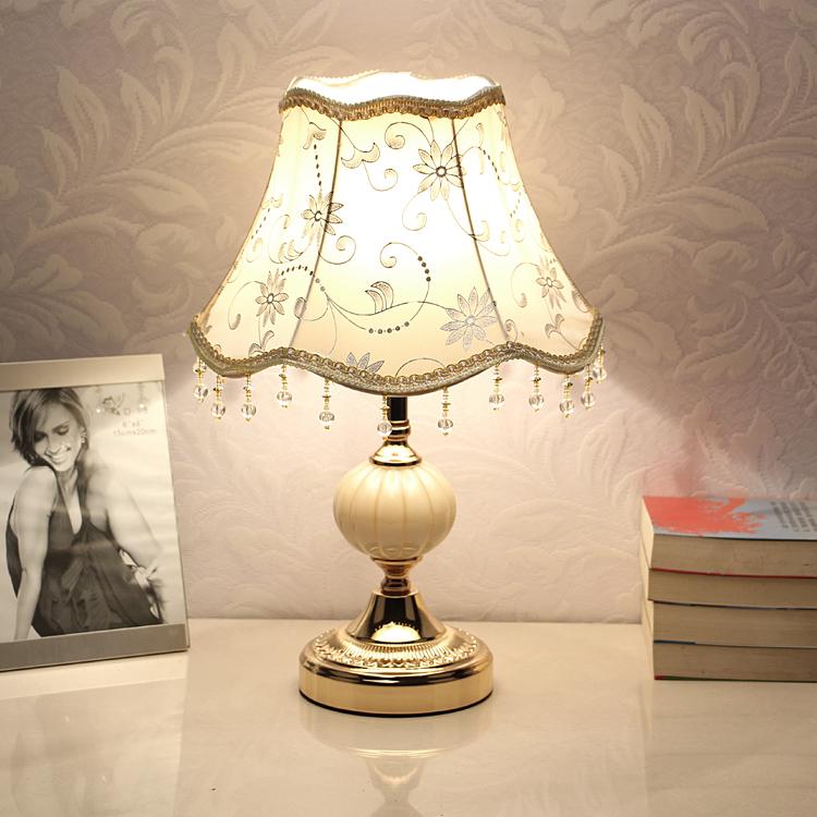 Crystal Table Lamps LED Bedside Lamp Nordic Desk Lamp Bedroom Living Room Lights Study Book Light