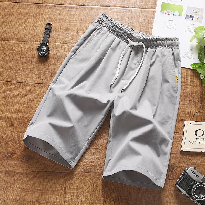 Men's Summer Beach Pants Thin Section Breathable Five-point Pants Men's Quick-drying Shorts Fashion Trend Casual Pants