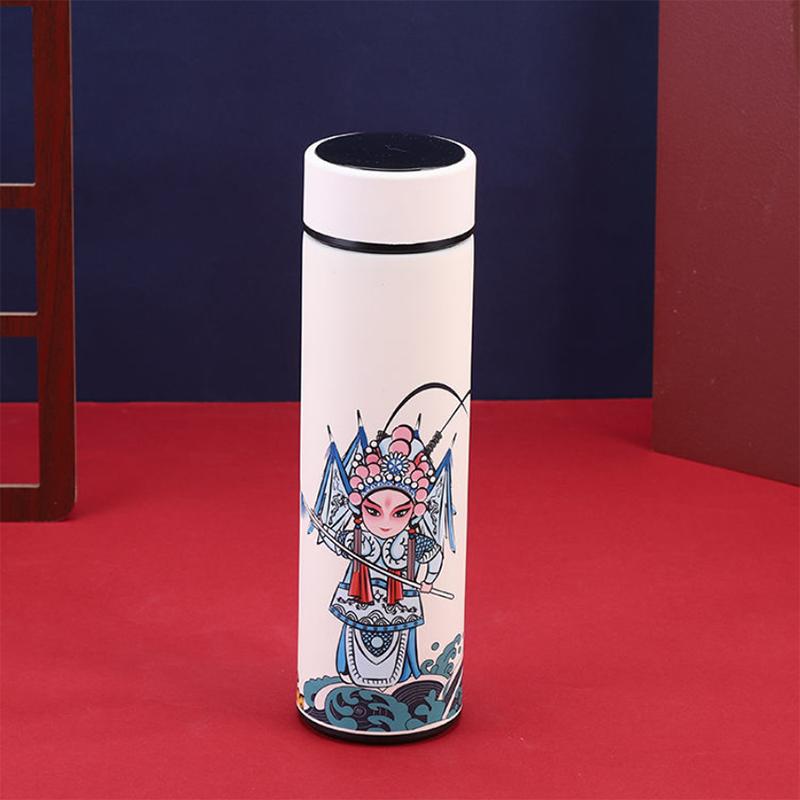 Chinese Style Vacuum Flask 304 Stainless Steel Chinese Style Male and Female Tea Cup Water Cup Vacuum Flask