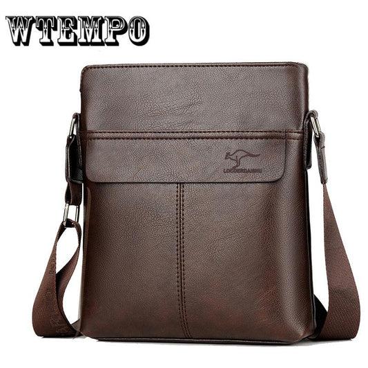 Men's Shoulder Bag Men Messenger Bag Leather Handbag Casual Messenger Bag Business Briefcase