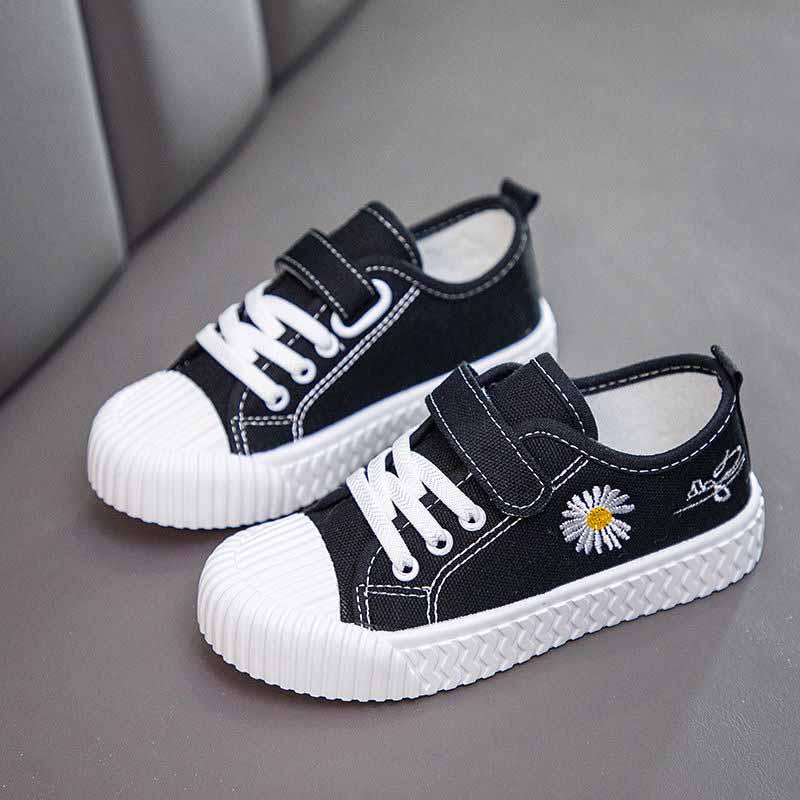 22-38 Child Sneakers Sandals Kids Canvas Breathable Shockproof Basketball Shoes Lightweight Running Shoes Comfortable Deodorant Daisy Skate Shoes