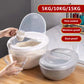 5kg/10kg/15kg Kitchen Rice Bucket Insect-proof and Moisture-proof Rice Storage Box Household Sealed Case and Rice Box Storage Organizer