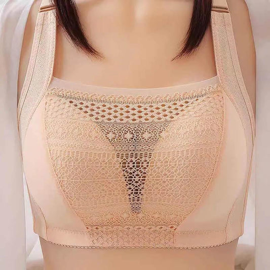 Ladies' Thin Section Gathered Anti-sagging Large Size Anti-glare Comfortable Tube Top No Steel Ring Underwear