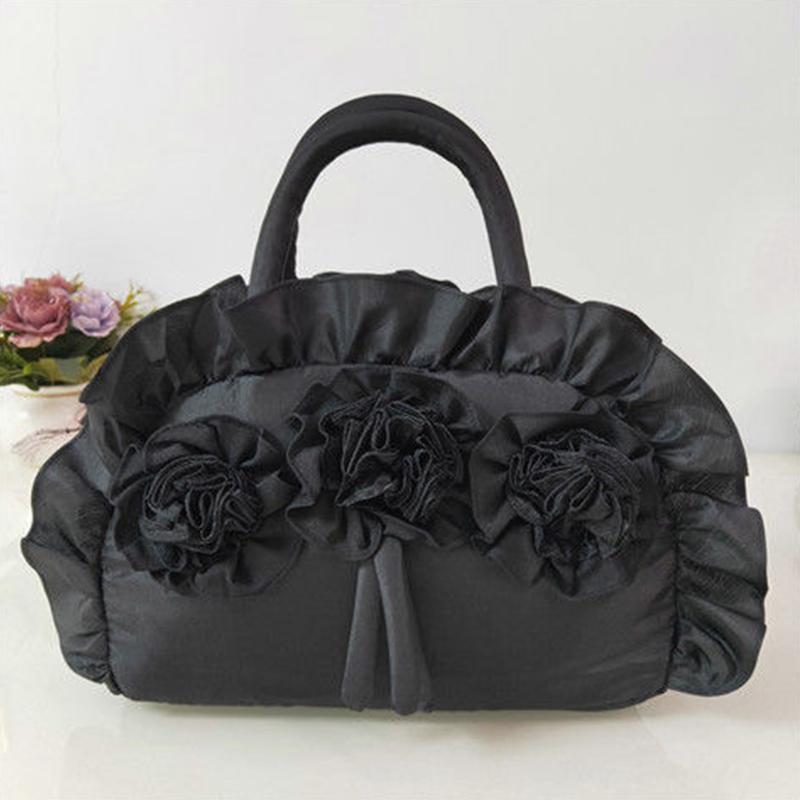 Female Bag Fashion Trend Art Casual Cloth Bag Sweet Lace Handbag Mother Shopping Bag