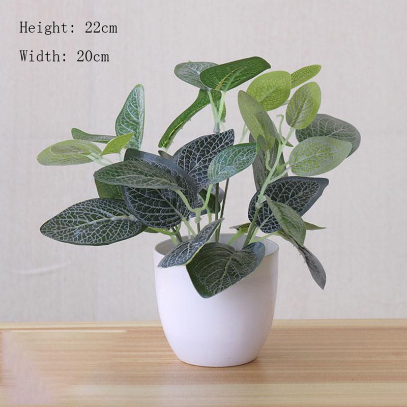 Artificial Flower Plants Fake Green Plants Ornaments Living Room Bedroom Hotel Club Plastic Furnishings Green Radish Potted Anthurium