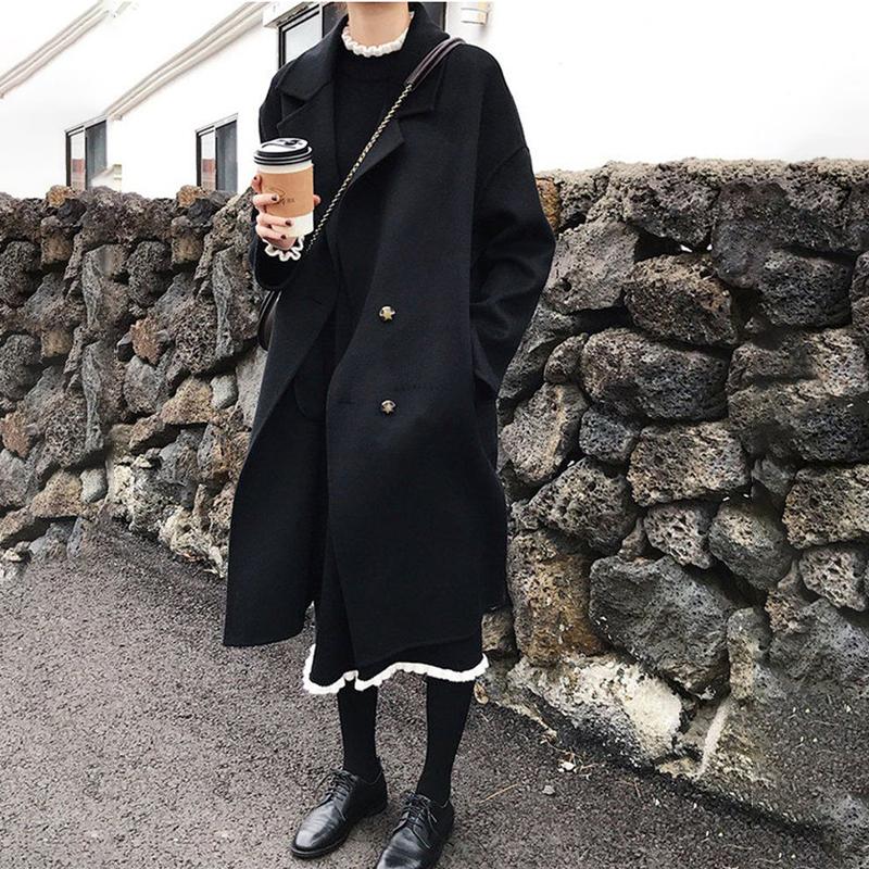 Autumn and Winter French Base Skirt with Mid-length Sweater Over The Knee Knitted Temperament Dress To Keep Warm and Comfortable