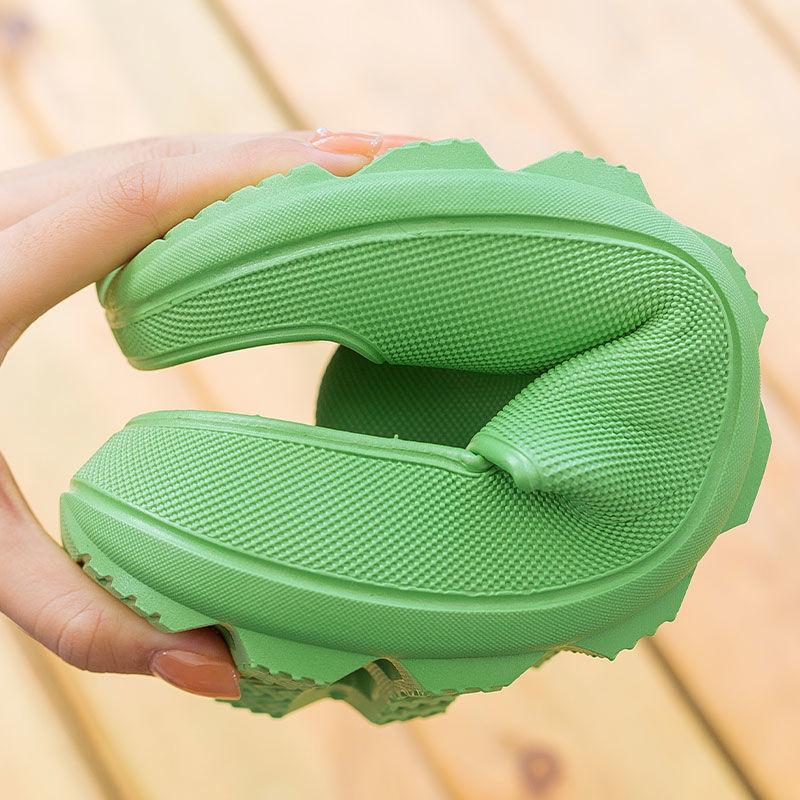 Thick-soled Deodorant Sandals Slippers Men Summer Women Family Bathroom Non-slip Soft Bottom Slippers Couple Slippers