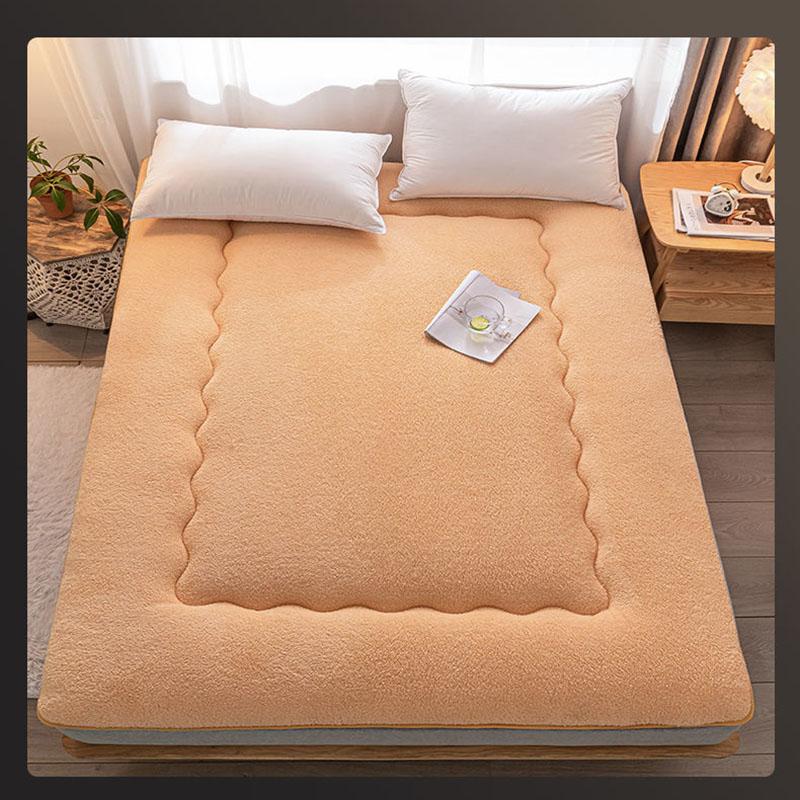 Home Bedroom Sleeping Mat Lamb Wool Warm Mattress Cushion Winter Student Dormitory Cushion