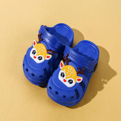 Handsome Children's Spring and Autumn Slippers for Boys and Girls In Summer Non-slip Cute 1-8 Year Old Baby Toddler Shoes Soft-soled Sandals