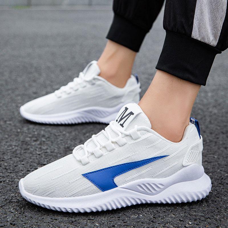 2020 Spring Men's Shoes Casual Board Shoes Korean Version of The Trend of Sports Running Wild Breathable Mesh Summer Shoes