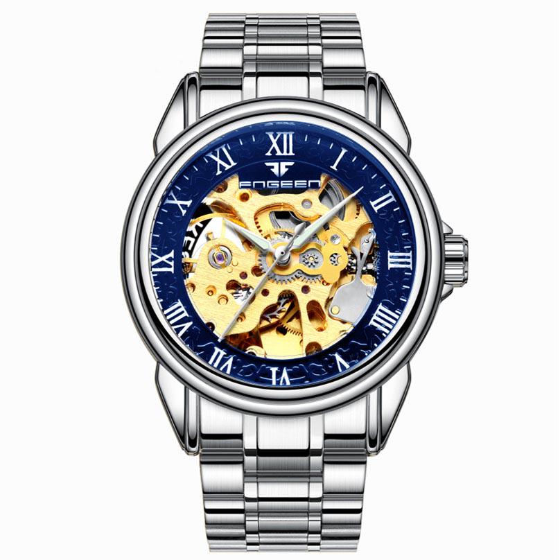 Men's Classic Mechanical Watches Business Waterproof Clock Luxury Brand Genuine Automatic Watch