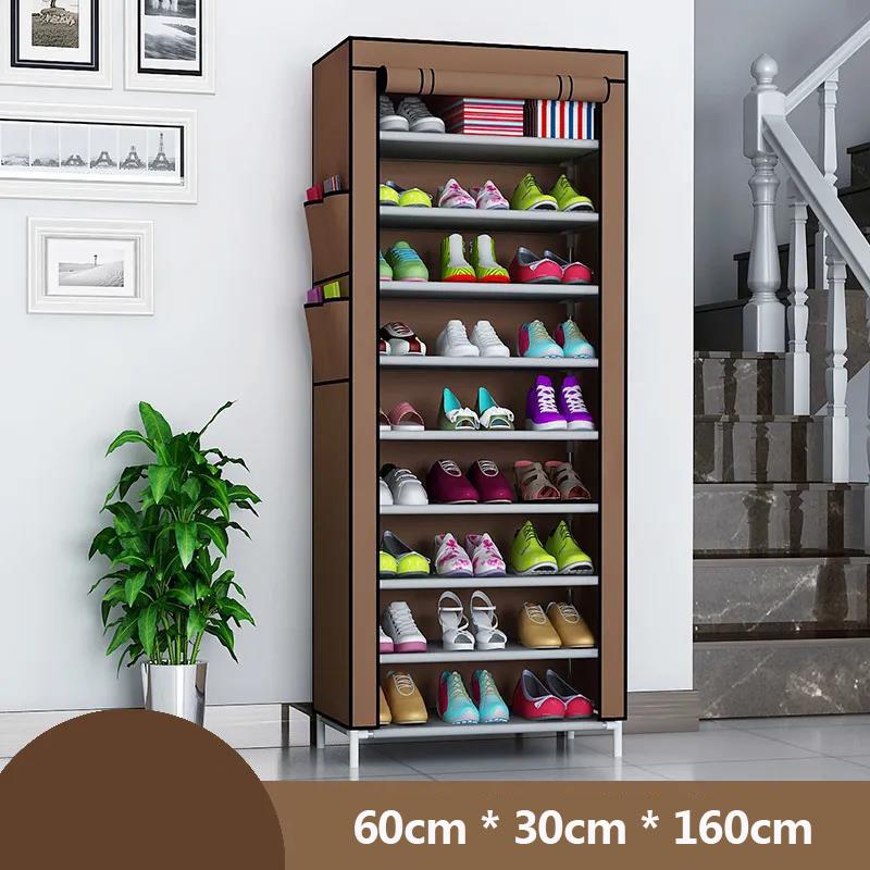 160cm High Household Stainless Steel Hanger Modern Style Bedroom Storage Cabinet Storage Rack Coat Hanger