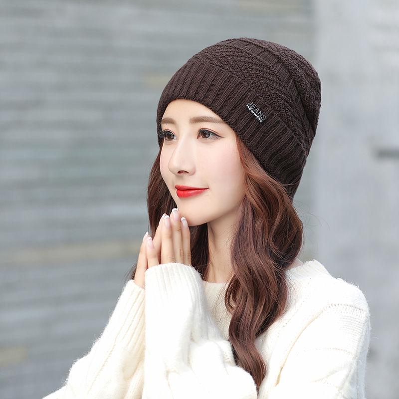 Cotton hat Trendy wild hat Windproof hat Winter Warm hat Thick hat Fashion Woman hat Plush