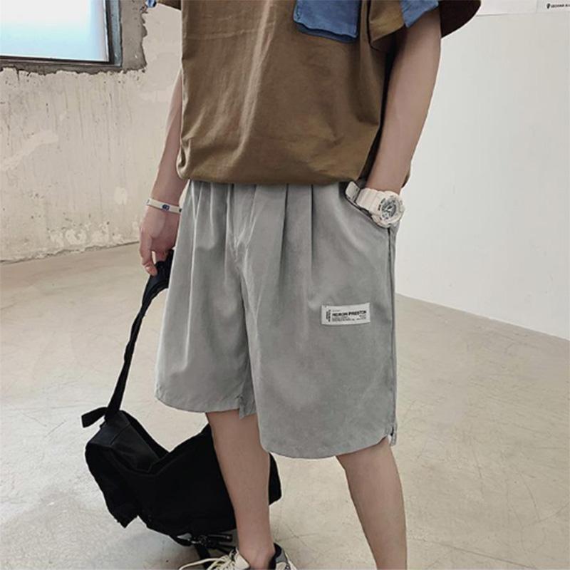 Summer Thin Shorts Men's Large Size Sports Casual Pants Straight Loose Tide Brand Sports Five-point Pants