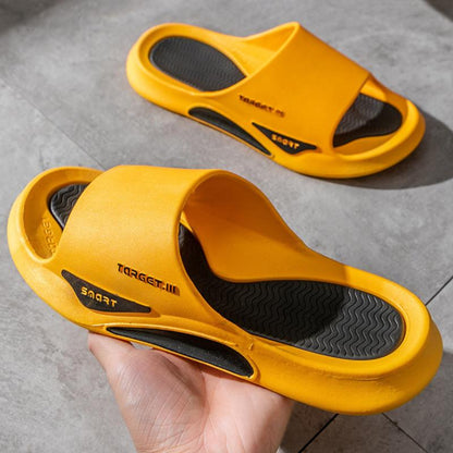 Men's Slippers Summer Outdoor Wear Student Sandals and Slippers Men's Trend Fashion Home with Flip Flops