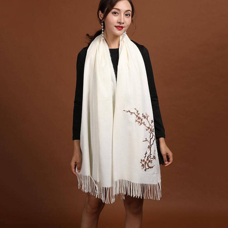 Cashmere Women Scarf Warm Shawl Wool Stole Head Neck Long Winter Scarf Women for Ladies