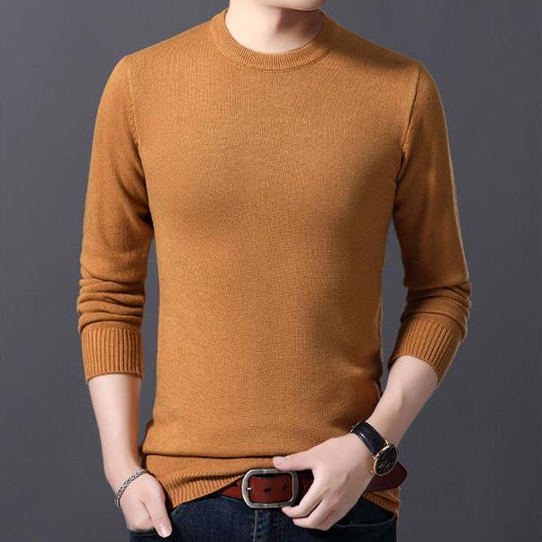 Sweater Men Brand Clothing   Autumn Winter New Arrival Slim Warm Sweaters O-Neck Pullover Men