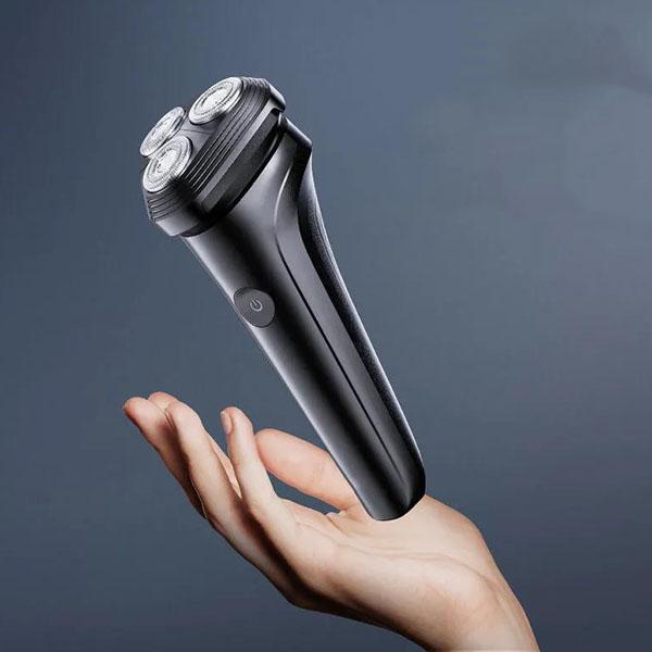 Electric Shaver Smart Rechargeable Men's Shaver Round Head Beard Knife Travel Portable Electric Shaver