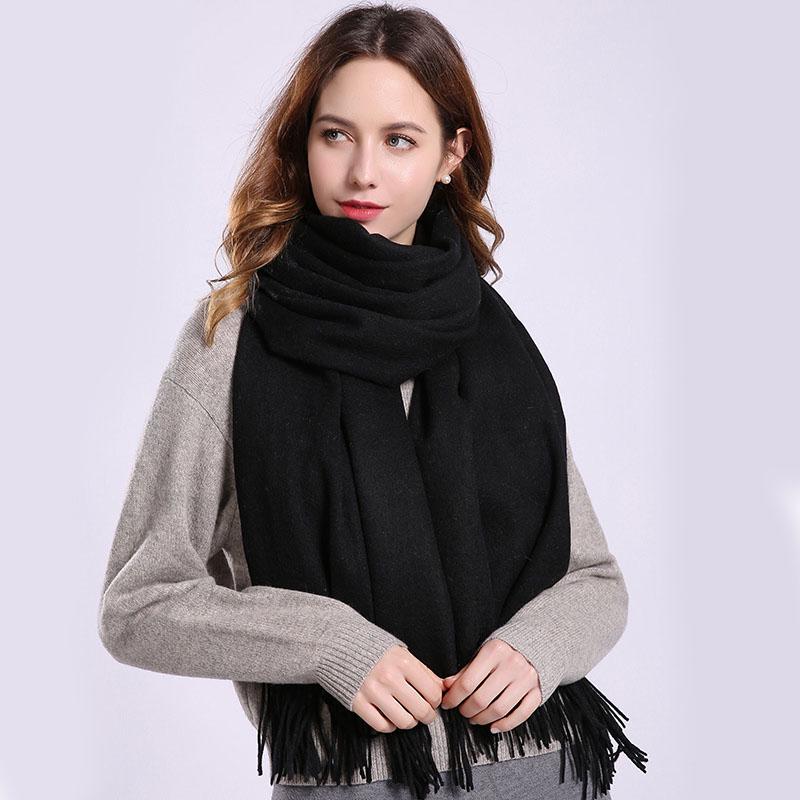 Women Scarf Women Shawl Scarf Cashmere Scarves Solid Lady Wraps Stoles Soft Female Scarf Pashmina