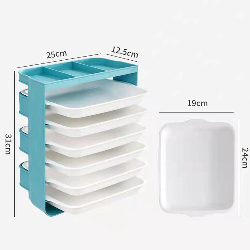 Home Kitchen Plate Vegetable Storage Plate Hanging Shelf Folding Drawer Type Free Drilling Preparation Plate Home Organozers