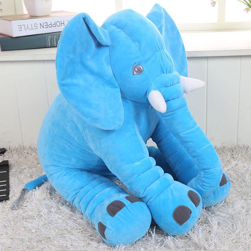 30/60cm Baby Animal Plush Elephant Doll Stuffed Elephant Plush Soft Pillow Kid Toy Children Room Bed Decoration Toy Gift