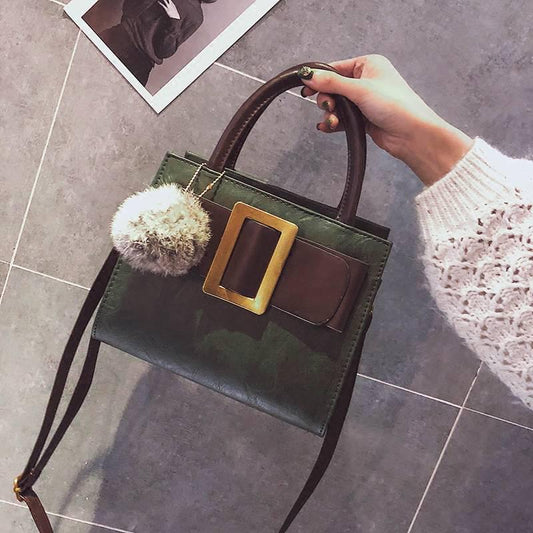 Korean Version of The Tide Minimalist Hundred Shoulder Bag Retro Personality Small Bags Messenger Hand Bag