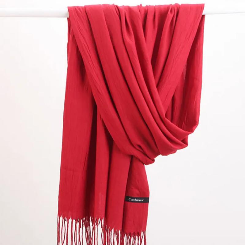 Scarf Women Winter and Autumn Long Thicked Korean Wild Cashmere Warm Scarf