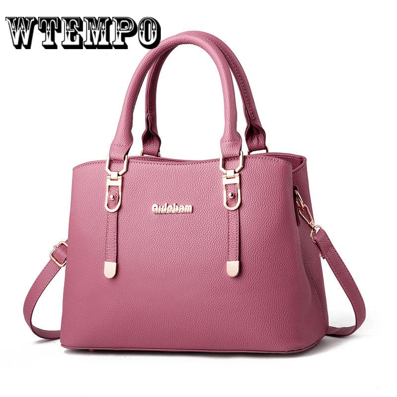 Handbags Fashion PU Tote Women Leather Handbag Messenger Shoulder Bags