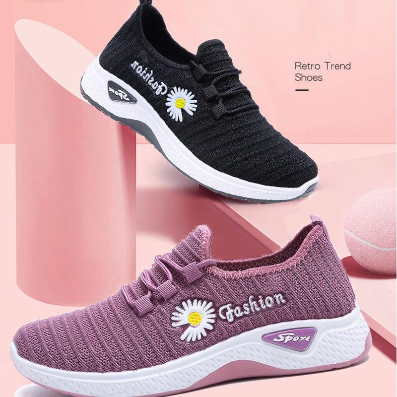 Fashion Clearance Women's Sports Shoes Korean Wild Women's Shoes Flat Casual Shoes Spring Students Mesh Shoes