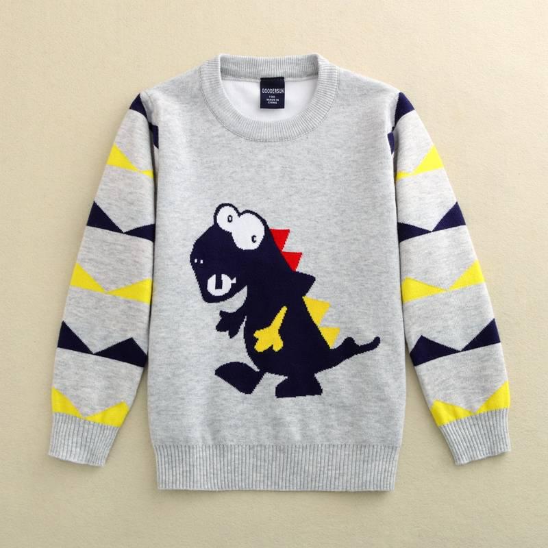 Girls Boy Knitted Sweater  Children O-Neck Pullover Sweater for Boys Autumn Winter Outwear