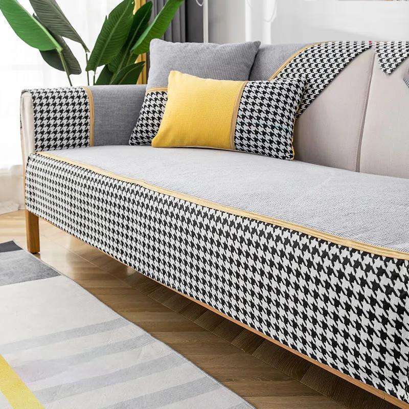 Sofa Cover All-inclusive Universal Cover U-shaped Sofa Cushion Four Seasons Universal Sofa Modern Minimalist Full Cover Cushion