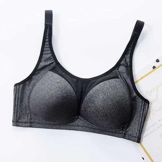 No Steel Ring Tube Top Bra Ladies Thin Cotton Vest Gather Underwear Mother Middle-aged and Elderly Breathable Large Size Bra