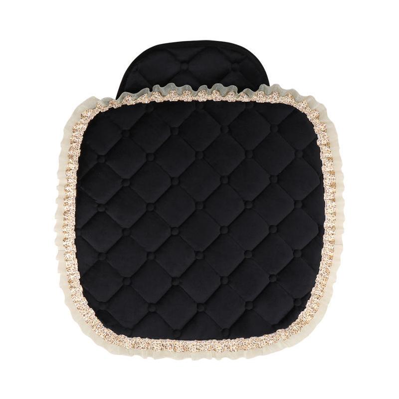 Car Cushion 1pc Plush Warm Cotton Pad Comfortable Lace Car Cushion Non-slip Breathable Car Cushion