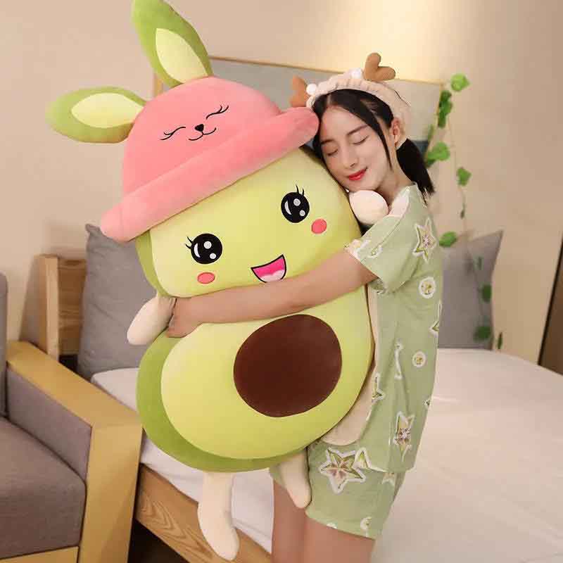 Plush Toy Fruit Pillow Avocado Pillow Doll Plush Toy Ragdoll