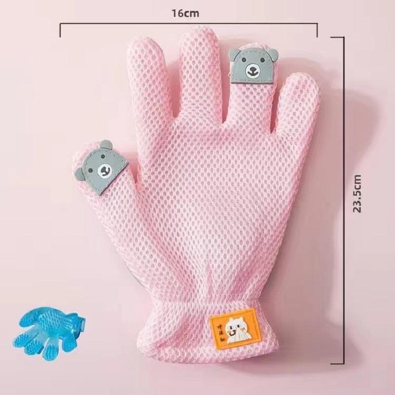 Cat Gloves Comb Brushpet Dog Grooming Comb Gloves Floating Hair Removal Dedicated Artifact Cat Hair Removal Cleaner Brushes Gloves Pet Supplies