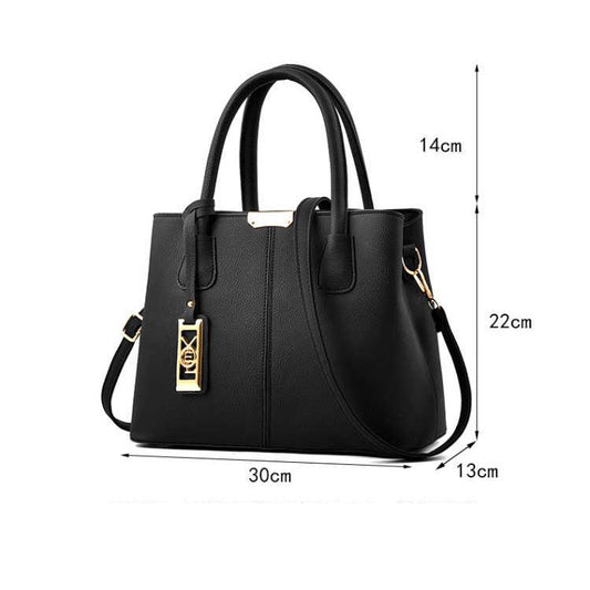 Patent leather bag Big capacity Woman bag European and American style Shoulder Handbag Trendy wild