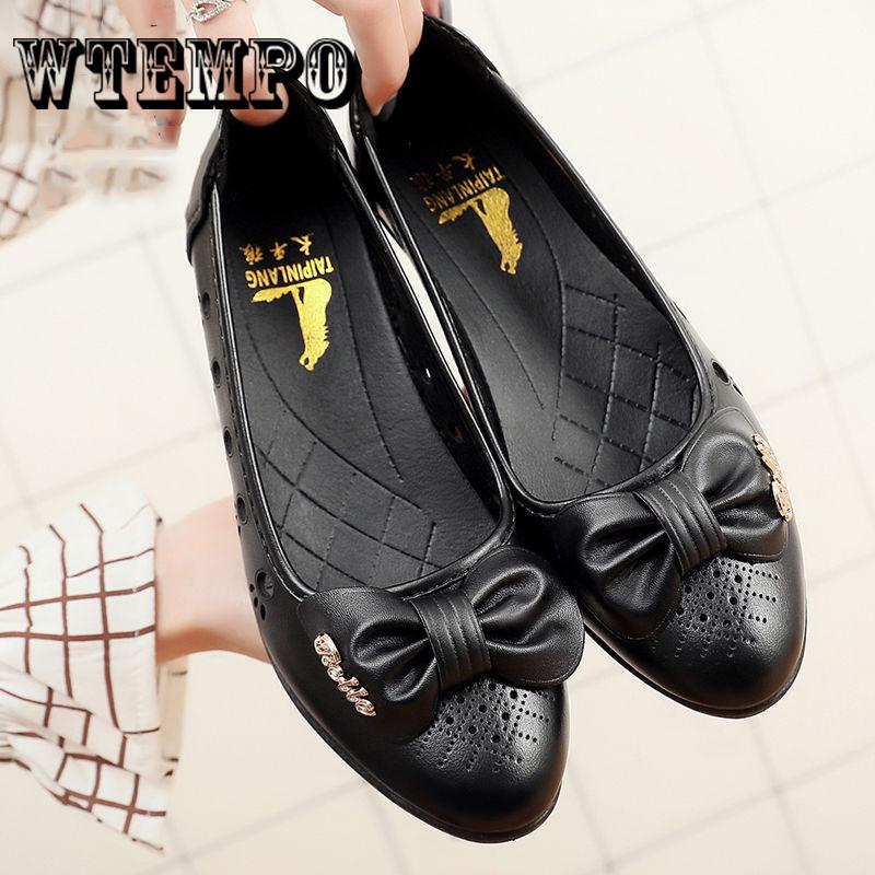 Shoes Women Genuine Leather Flat Moccasins Loafers Casual Slip Driving Fashion Ballet Boat Shoes