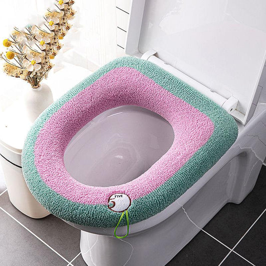 Thickened Lifting Toilet Seat Toilet Cushion Household Toilet Cover Winter Thickened Toilet Seat Universal Toilet Cushion Washing