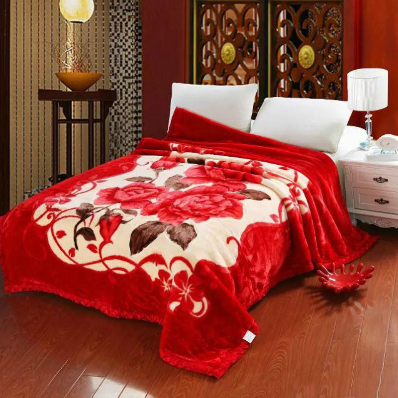 Double-layer Thickening Plus Velvet To Keep Warm and Breathable Winter Blankets Super Soft and Fluffy Heavy Warm Flannel Blanket Coral Fleece Sheets